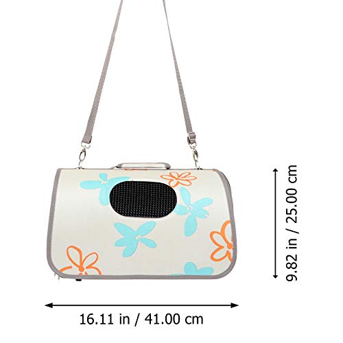 Bolsa removível portátil para gatos de estimação (bege médio)