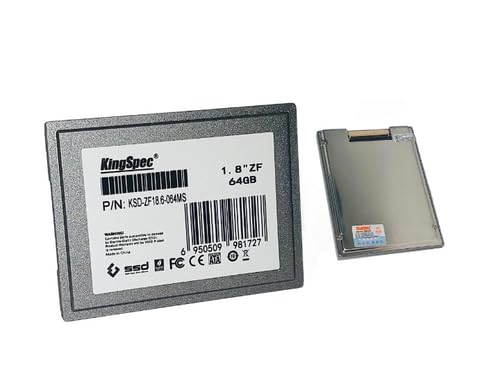 KSD-ZF18.6-064MS Flash Memory, 64GB 1.8ZF, Solid State Disk Controller Mode KSD ; RoHS