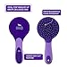 Harrison Howard Horse Mane and Tail Brush - Professional Grooming Brush, Equestrian Detangler, Non-Slip, Purple