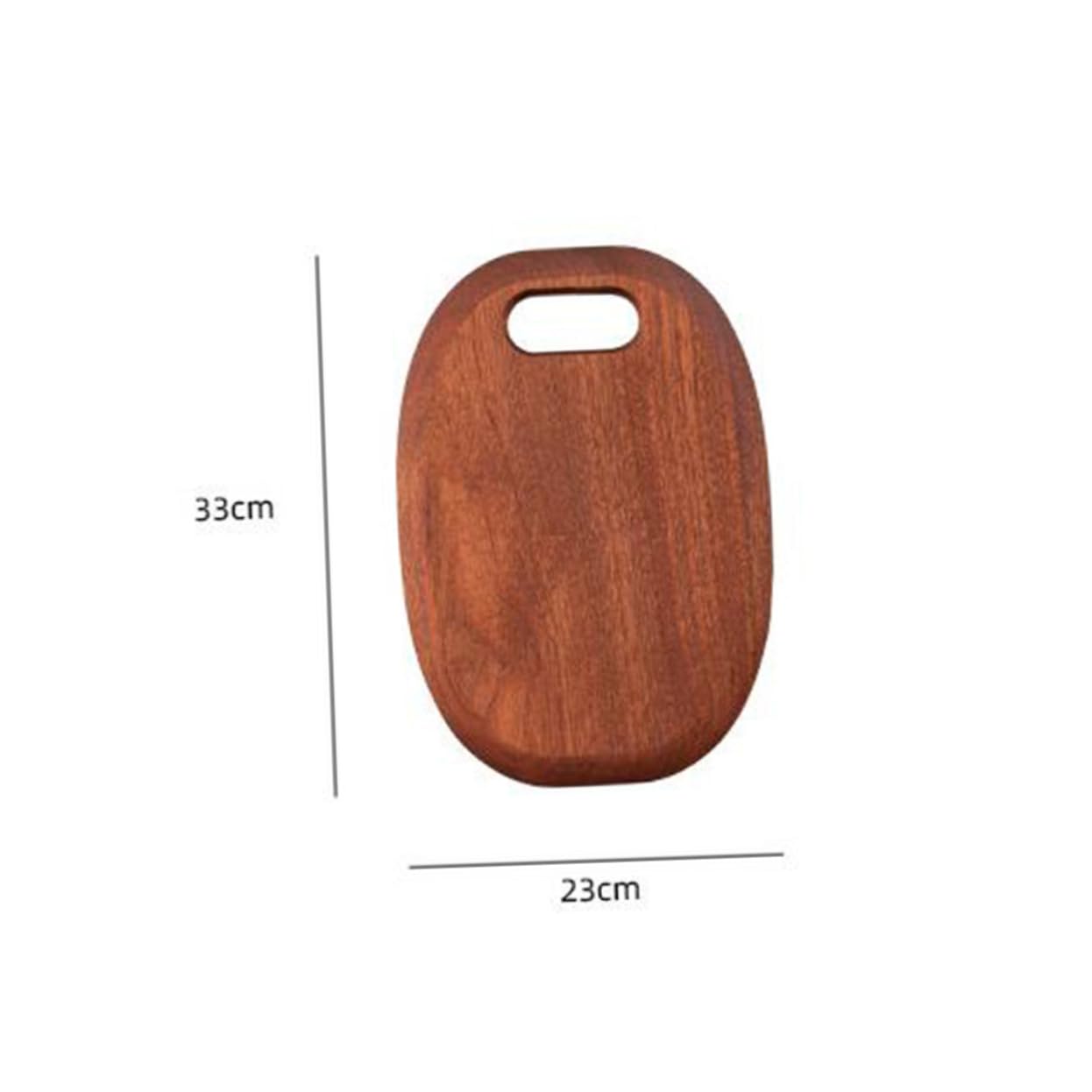 Planche à Découper en Bois Rectangulaire Marron, Billot de Découpe