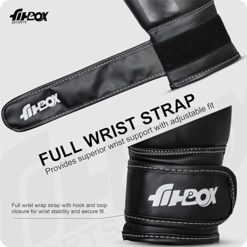 Image of FitBox Sports Boxing Gloves for Training & Sparring - Multi-Layer Padding, Pro Wrist Support & Velcro Closure