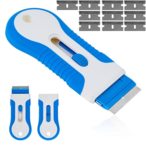 Putzboy Glaskeramik Schaber Mit 2 Ersatzklingen - Für Glatte Und Harte Oberflächen - Made In Germany - Foto 3