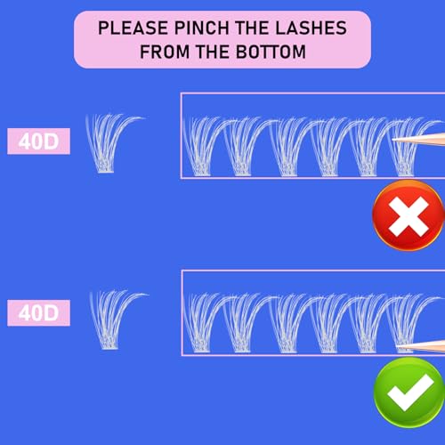 Image of Colored Lash Clusters LAUBESS White Colored Eyelash Clusters Wispy Colored Lash Extensions Colorful Lash Clusters Individual Lashes (White 40D-0.07D-Mix8-16)