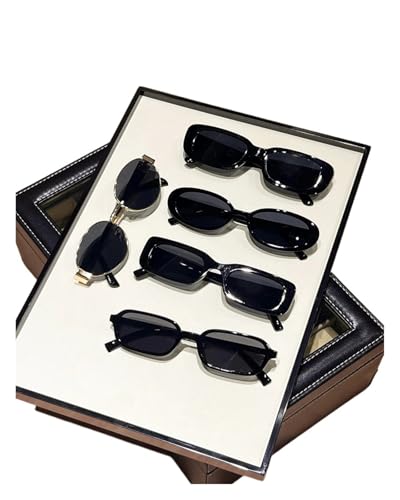 Ensemble de lunettes de soleil pour femmes 5 pièces monture élégante
