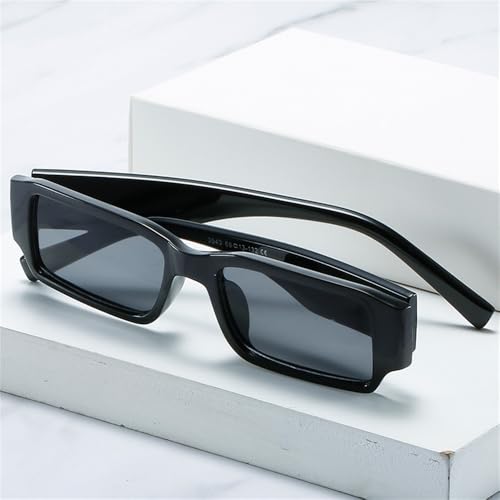 ZIUTNSAV-Black Rectangular Sunglasses For Women Candy Color Eyeglasses Uv4002