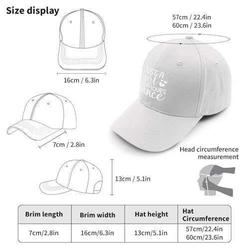 Just A Girl Who Loves Dance Hats Running Cap for Her4