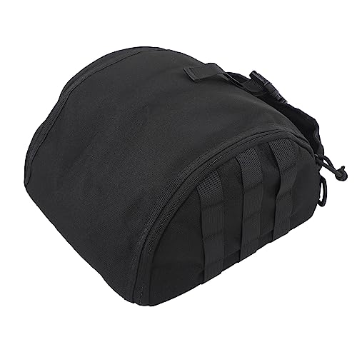 Housse de protection pour casque en toile durable et résistante noire