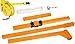 Air Conditioner Lifting Tool, 50 FT Lifting Height, 400 LBS Load Capacity, Manual Winches, Carbon Steel Crane Bracket for Outdoor AC Installation, Orange