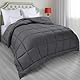 Utopia Bedding Ganzjahres-Daunen-Alternative Gesteppte Twin/Twin XL Bettdecke - Bettbezug mit Ecklaschen - maschinenwaschbar - Bettdecke - Grau