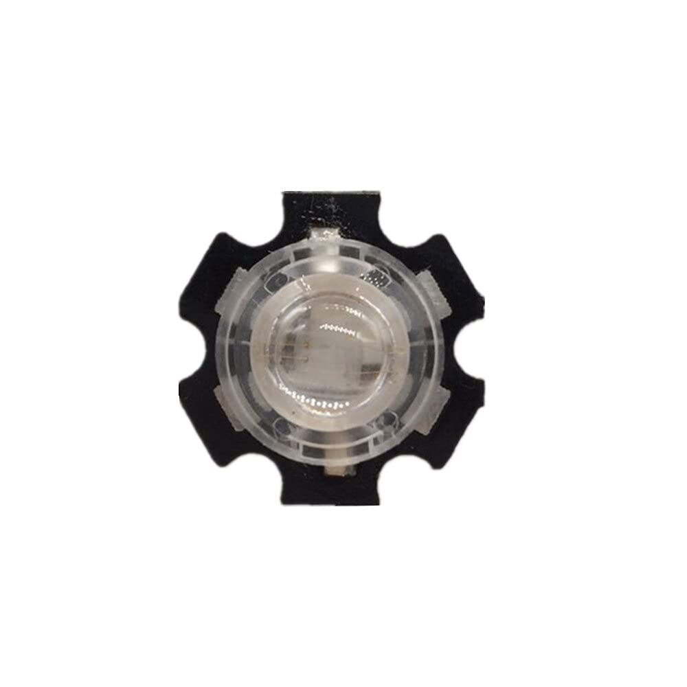 Lamp Covers 50 Pcs/lot 13mm LED Mini Lens 45 60 90 100 Degree Needn't Holder 1W 3W Synthetical IR LED Power Lenses Reflector Collimator - (Body Color: 100 Degree)