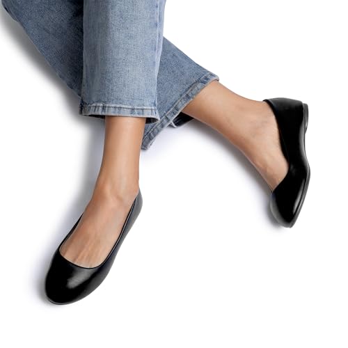 Image of DREAM PAIRS Women's Sole-Simple Ballerina Walking Flats Shoes