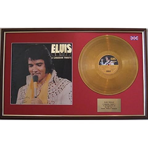 Elvis Presley 24 Carat Gold Disc Tribute Cover