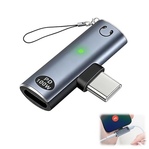 xruc 2 en 1 Adaptateur USB C Jack Charge...