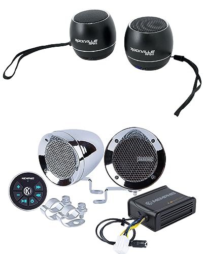 Memphis MXABMC2BT (2) Speakers+Amp+Bluetooth Control + Home Speakers