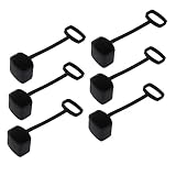 CORHAD シリコン製カズーカバー 6個入り 保護カバー 快適フィット ブラック