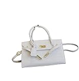 Designer Women's Crocodile Pattern Shoulder Bag, Elegant Crossbody Handbag, Fashion Purse with Textured Faux Leather
