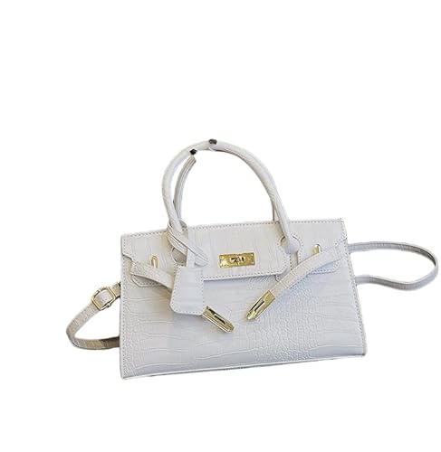 Designer Women's Crocodile Pattern Shoulder Bag, Elegant Crossbody Handbag, Fashion Purse with Textured Faux Leather