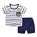 Produktbild QMGLBG Baumwolle Baby Sets Freizeit Sport Boy T-Shirt + Shorts Sets Kleinkind Kleidung Baby Boy Kleidung