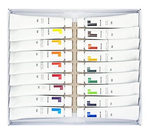 Image of Reeves Gouache Paint-10ml, Set of 18