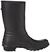 Hunter Womens Original Short Black Matte Rain Boot - 9 B(M) US