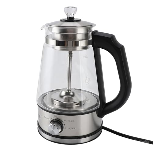 Hervidor eléctrico de vidrio Yosoo 1.2L con infusor removible miniatura 2