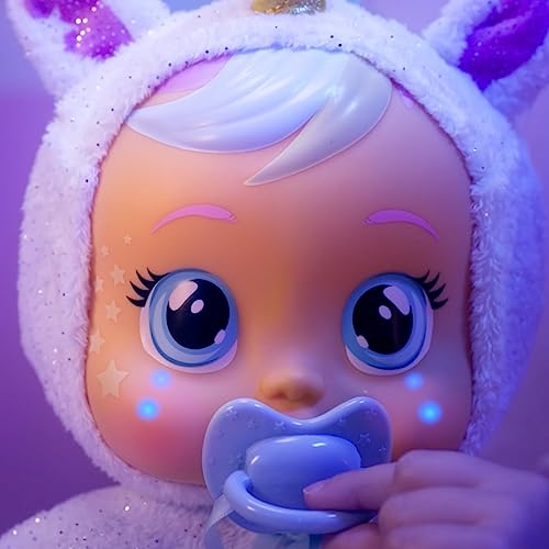 Cry Babies Goodnight Dreamy - Sleepy Time Baby Doll with LED Lights, for Girls and Boys Ages 18M and Up, Multicolor - Image 6