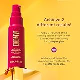 Coco & Eve Anti-Aging Tanning Serum - Face tanner with Skincare Actives for Gradual, Hydrating Glow. Natural Self Tanning Bronzer, with Niacinamide & Antioxidants for Healthy Glowing Skin (30ml) - Image 5