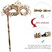 Coddsmz Masquerade Mask with Stick Venetian Mask Mardi Gras Decorations for Womens Halloween Costume Mask
