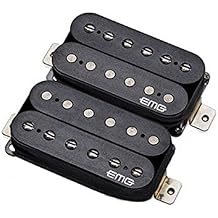 EMG Super 77 Retro Active Electric Guitar Humbucker Pickup Set، Black