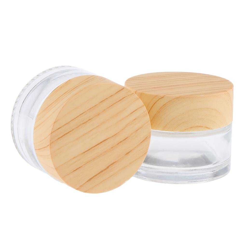 Los 2 PC Makeup Pot Empty Cosmetic Jar Lotion Cream Gel container clear 15g Los 2 PC Makeup Pot Empty Cosmetic Jar Lotion Cream Gel container clear 15g