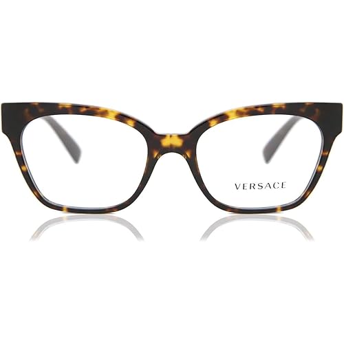 Versace VE3294-108 Eyeglass Frame Havana w/Demo Lens 53mm