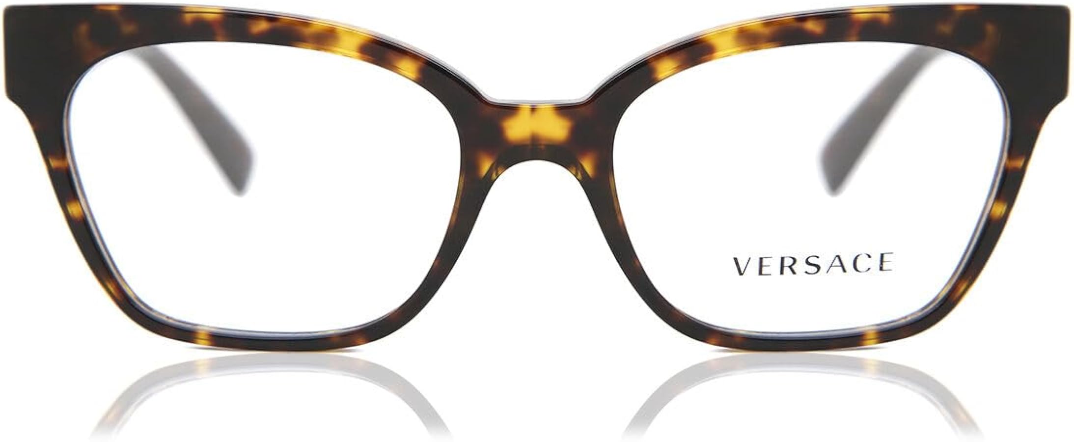 Amazon.com: Versace VE3294-108 Eyeglass Frame Havana w/Demo Lens 