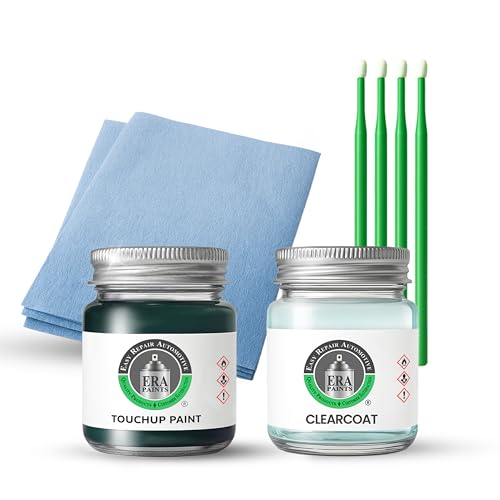 ERA Paints - LC6Q - Dark Moss Green Metallic for VOLKSWAGEN Exact OEM Color Match Automotive Touch Up Paint for Cars - Scratch & Chip Repair for Metal & Plastic - Essential Kit - Made in USA
