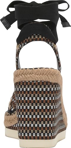 Image of Vince Camuto Bealie Woven Lace Up Wedge Sandals