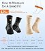 WHCOOL Low-Profile Ankle Braces for Women & Men, Customizable Ankle Compression Sleeve w/Wide Strap, Foot Support Wrap for Plantar Fasciitis Pain Relief, Achilles Tendonitis, Sprain, Black, 1 Pair, L