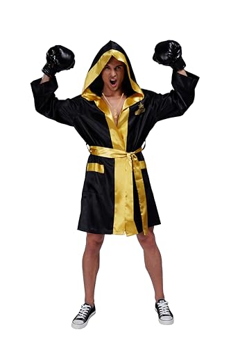 Maxim Party Supplies Adult Men Boxing Costume Heavyweight World Champion Boxer Includes Robe And Shorts thumb #5