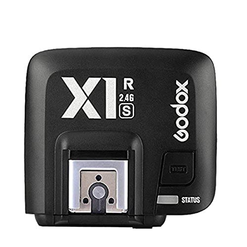 GODOX - Godox X1R-S 32 Channels TTL 1/8000s Wireless Remote Flash Receiver Shutter Release for for X1T-S Trigger Transmitter Sony A58 A7RII A99 A7R A6300 etc. Cameras