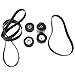 243857 Drive Belt Tensioner and Idler Pulley Serpentine Belt kit Compatible with Maserati Ghibli Levante Quattroporte 3.0 3.8L V6 2013-2020 Engine Drive Belt Tensioner Pulley 278950, 278940, 286570