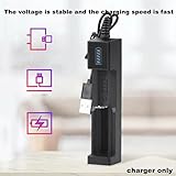 1x Single 18650 USB Smart Battery Charger compatible with Rechargeable Batteries 18650 22650 25500 26650 10440 14500 16340 16650 14650 18350 18500 18650 AA Charger - Image 8