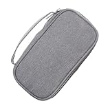 Frcolor デジタルアクセサリー収納ポーチ 多機能ヘッドケース 大容量ケーブル整理 旅行 出張対応 耐久性 の通気性メッシュ付き収納ケー