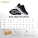 Women's Orthopedic Breathable Tennis Sneakers: Supportive High Arch Orthotic Pain Relief Plantar Fasciitis High Instep Trail Sneaker, Fashion Outdoor Hiking Lightweight Running Shoes Black Size 6.5