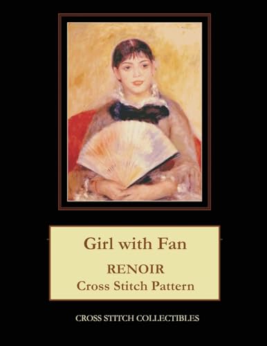 Girl with Fan: Renoir Cross Stitch Pattern