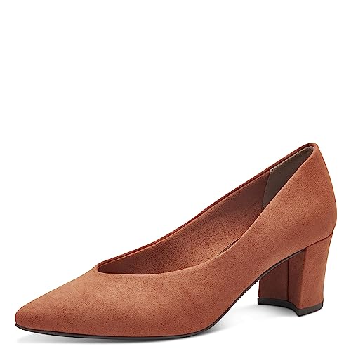 MARCO TOZZI Damen Pumps Spitz Elegant, Orange (Rust), 40