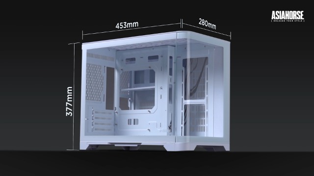 Amazon.co.jp: AsiaHorse: MATX PCケース