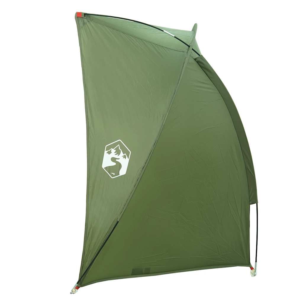 Angelzelt Braun wasserdicht mit UV Schutz, leichtes Campingzelt 150x100x, inklusive Tragetasche, Winddicht mit Bodenplane, ideal für Outdoor, Angeln, Wandern und Festival