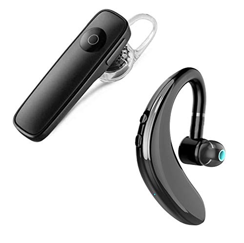 Exxelo Single Wireless Bluetooth Calling Headset with Mic and K1 Wireless Bluetooth Earpiece for All Android Device (Ex)-image-7
