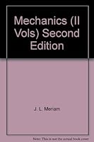 Mechanics (II Vols) Second Edition B0014FAD3Y Book Cover