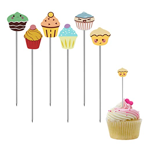 6 Pack Cake Tester,Stainless Steel Cake Tester,Reusable Baking Tool,Cake Tester For Baking,5.4Inches,Cake Supplies #TOP25