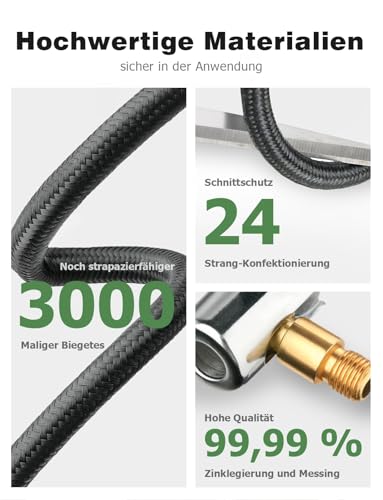 Mellbree Autoventil Adapter, Valve Adapter für Bosch Elektrische Luftpumpe – Ansicht 3