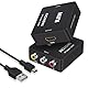 RCA auf HDMI Adapter AV auf HDMI Adapter,av to hdmi 1080P Mini RCA Composite CVBS Audio Video Konverter Unterstützt PAL/NTSC Kompatibel mit PC/Laptop/PS4/TV/STB/VHS/VCR/Blue-Ray